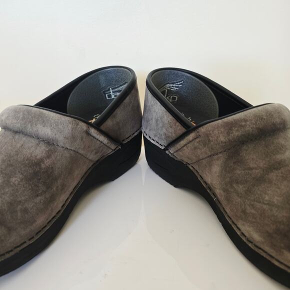 Dansko XP 2.0 Slate Marbled Nubuck Leather Clog Purple Gray Size EU 38 US 7.5 8 - Picture 7 of 9